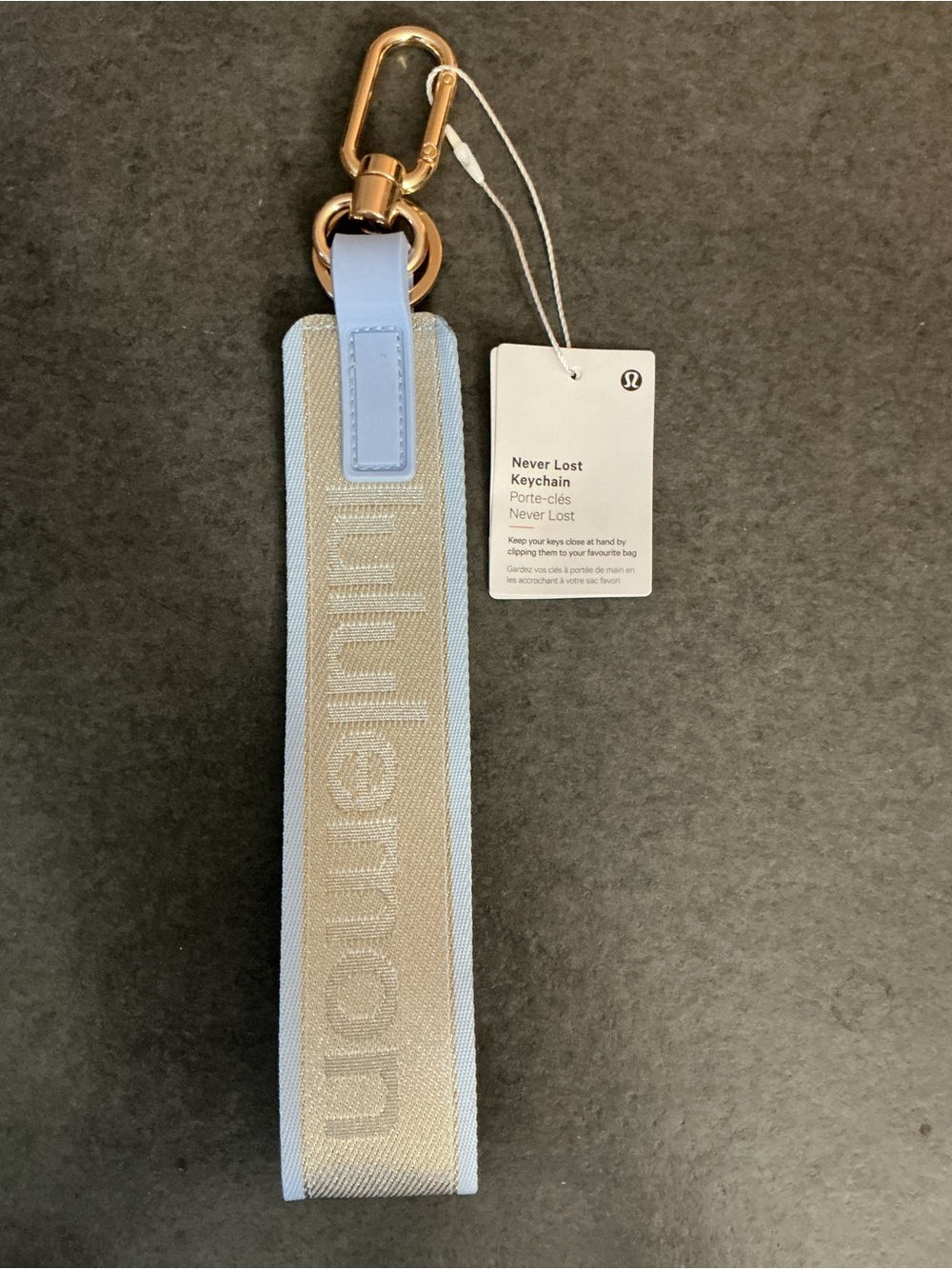 Lululemon never lost Keychain